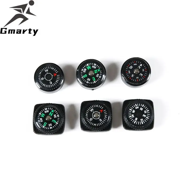 

5PCs Portable Mini Camping Hiking North Navigation Handheld Accurate Compass Survival Compasses Button Design Practical Guider