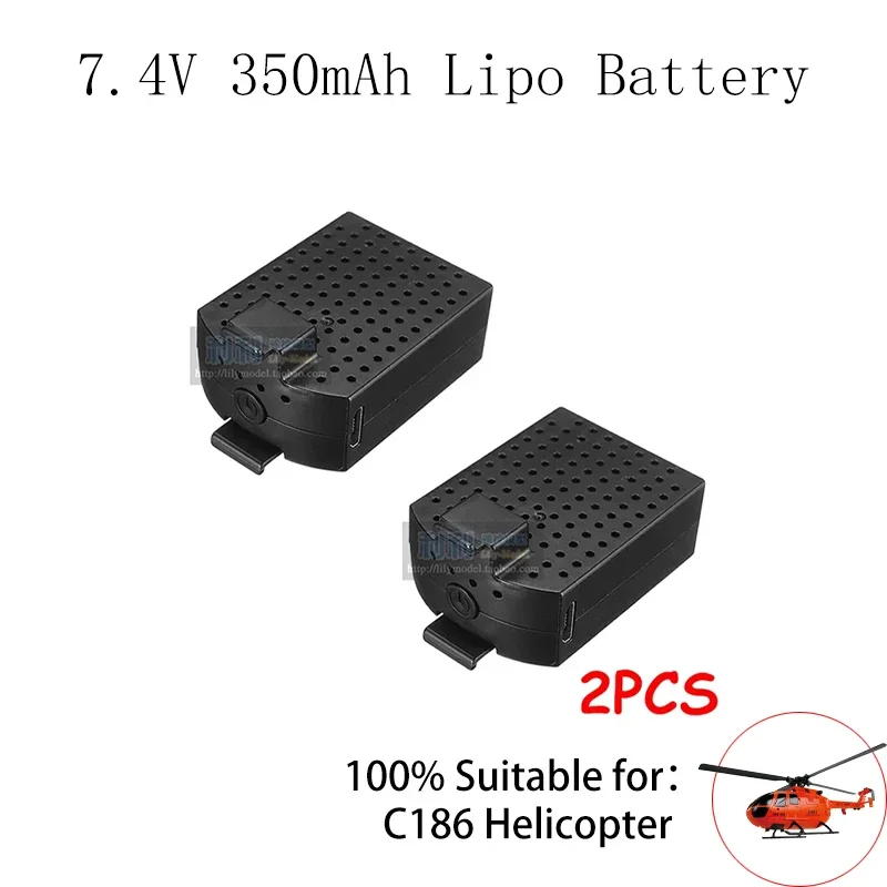 Аккумулятор Lipo для вертолета RC ERA C186 BO-105 4CH Flybarless вертолёт 7 4 В 350 мАч