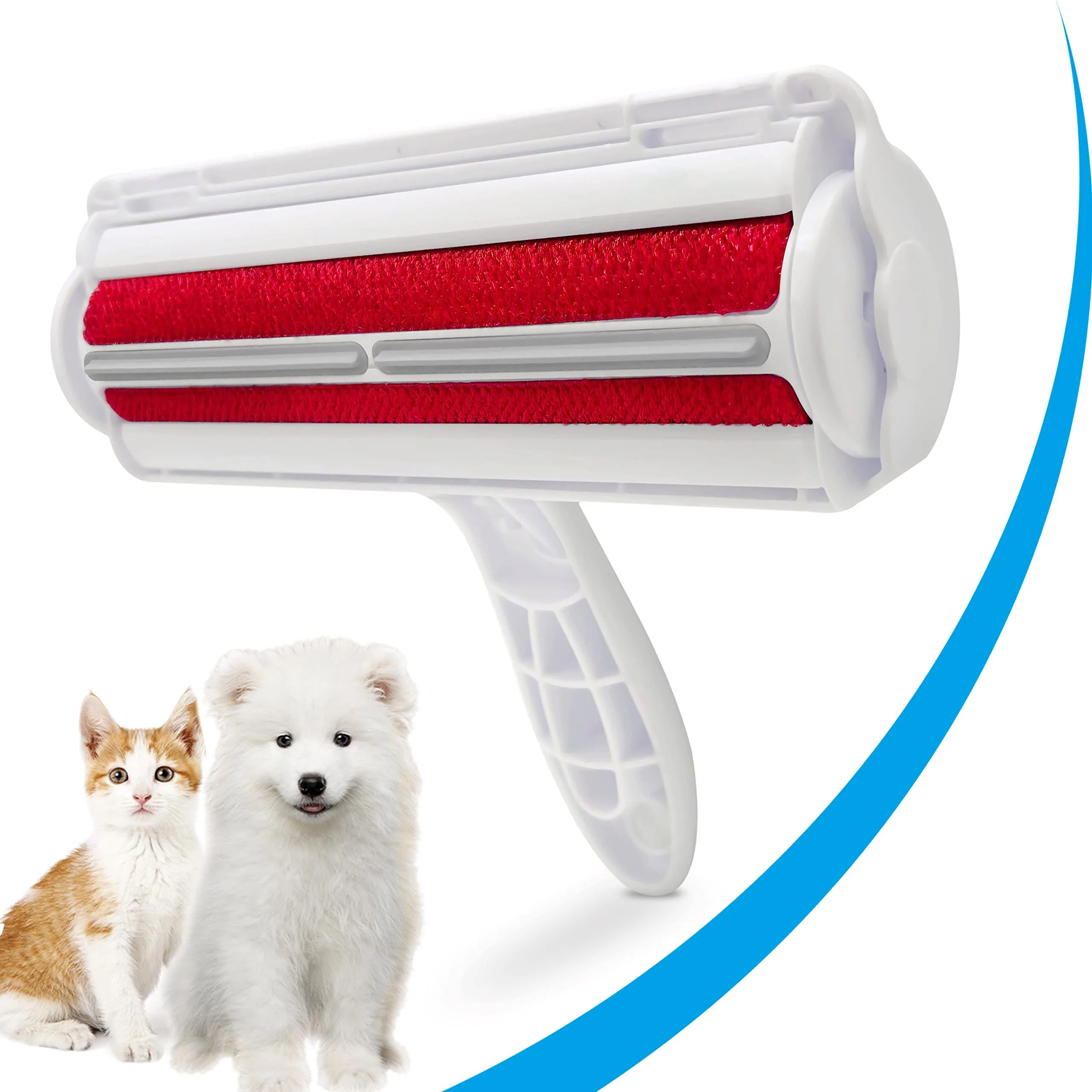 

Pet Hair Remover - Portable Reusable Cat and Dog Hair Remover for Furniture, Couch, Carpet, Clothes, Car Seats or Bedding