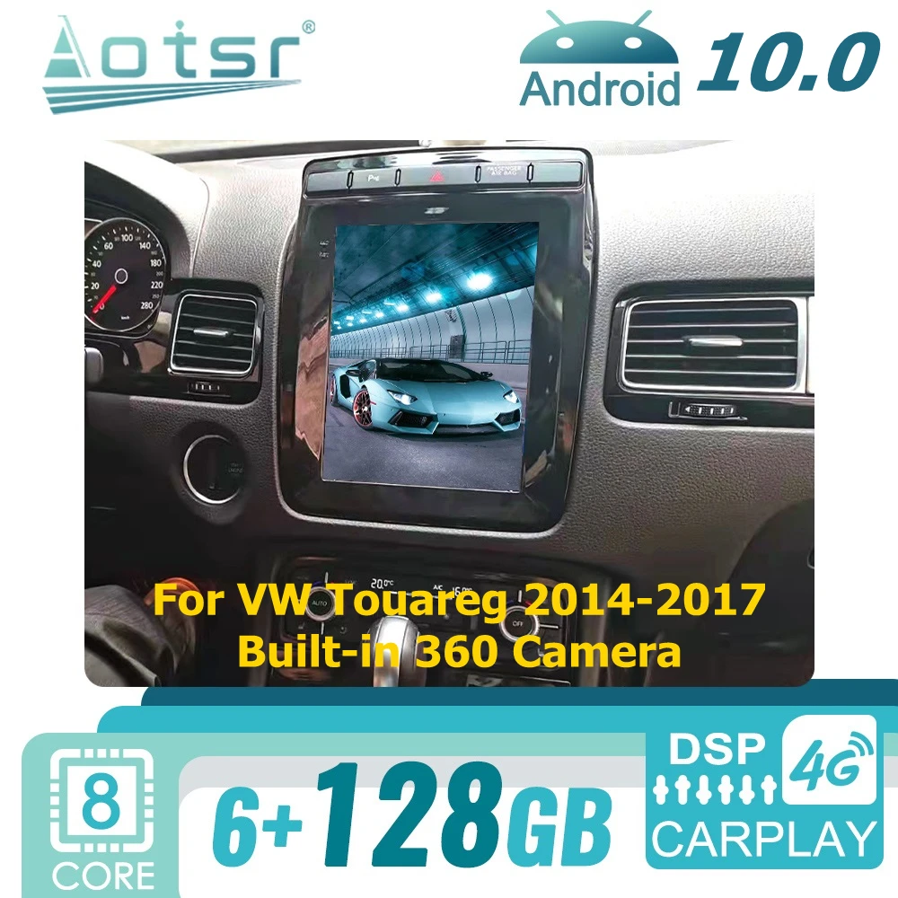 

Android For VW Volkswagen Touareg 2014- 2017 Car Radio GPS Navi Autoradio Stereo Multimedia Player Head Unit Tesla Touch Screen