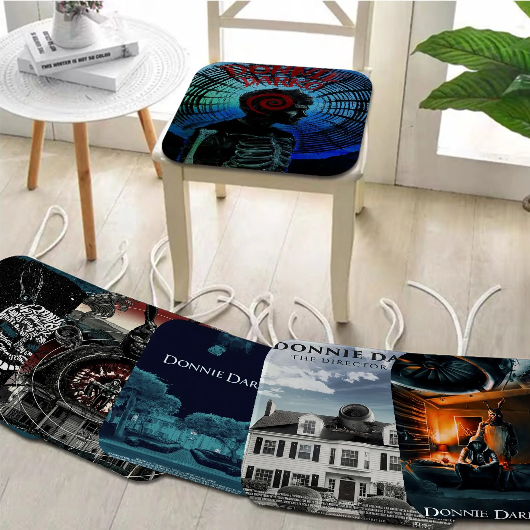 

American Suspense Movie Donnie Darko Square Meditation Cushion Stool Pad Dining Chair Tatami Seat Cushion Chair Cushions