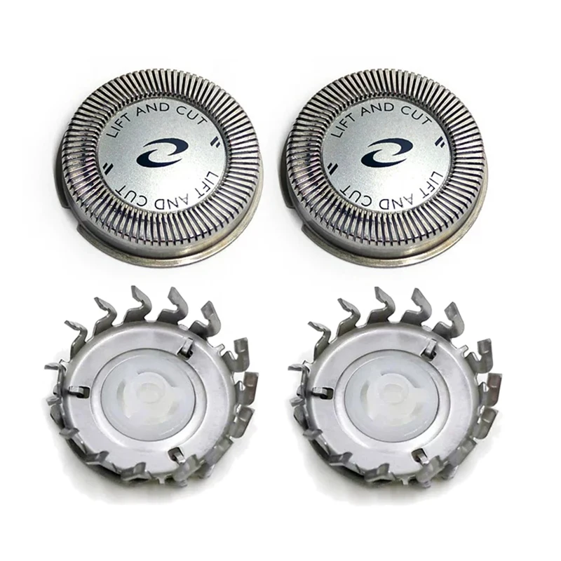 4 шт. сменные головки для бритвы Philips Norelco HQ3 HQ30/HQ32/HQ36/HQ300 серебристые