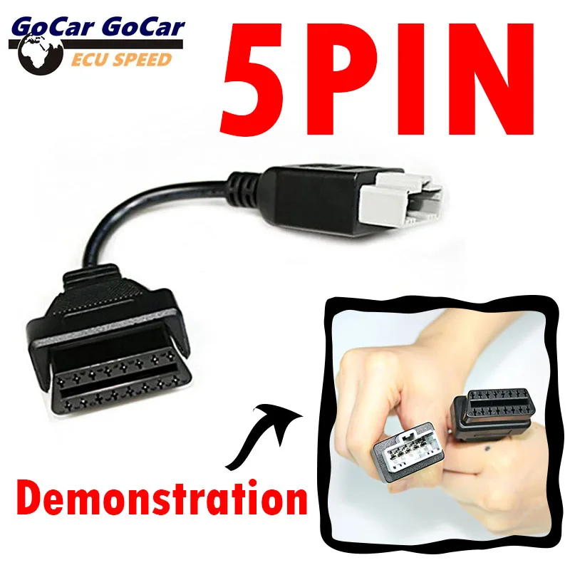

16-контактный диагностический разъем OBD2 для Honda 5 Pin OBD1