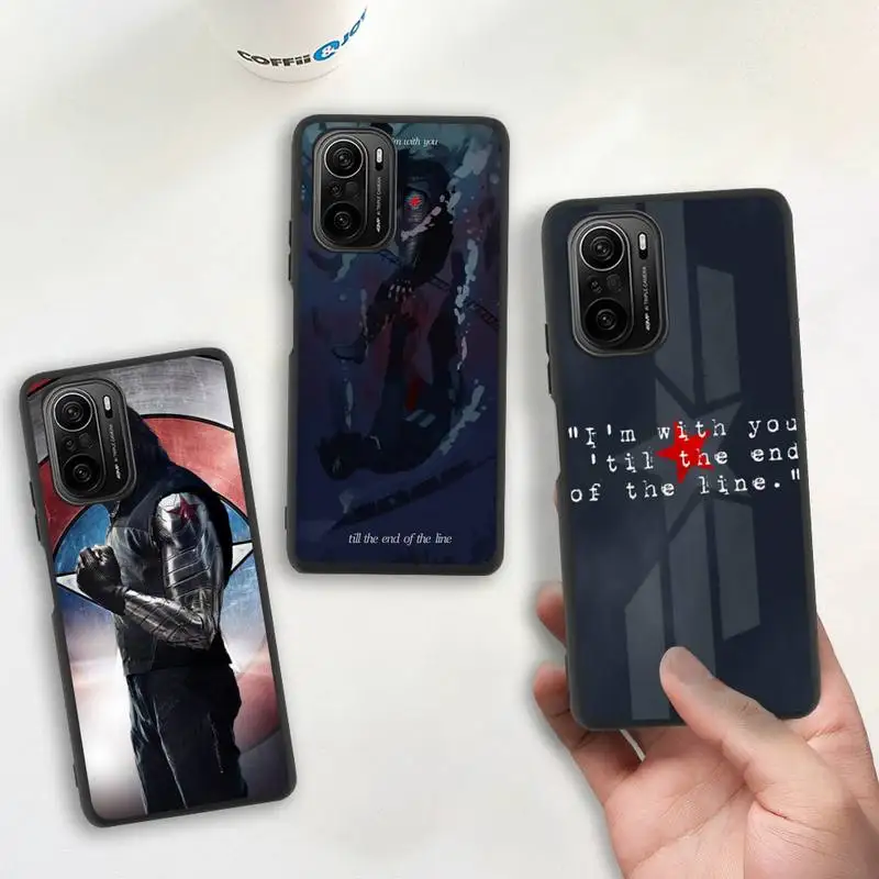 

Sebastian Stan Collage Bucky Barnes Phone Case Silicone soft for Redmi 9A 8A Note 11 10 9 8 8T Redmi 9 K20 K30 K40 Pro Max