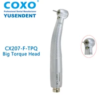 coxo dental led high speed air turbine self power mini head 24 hole cx207 f tpq handpiece fit nsk qd j coupling