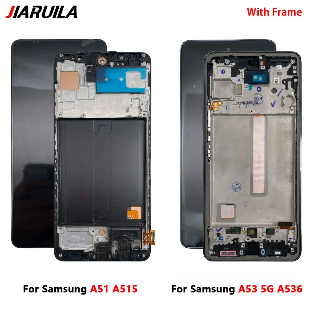 5 шт. для Samsung A51 A30S A31 A20 A30 M21 M31 A22 A32 4G A53 A33 5G ЖК-экран с сенсорным дигитайзером в