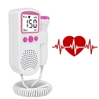 Фетальный Допплер, 2,5 МГц3 МГц, бытовой ультразвуковой детектор сердцебиения плода, ребенка, портативный монитор сердечного ритма