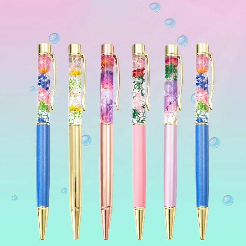 

Новинка, ручка с масляным цветком вечной жизни, металлическая шариковая ручка с надписью и гравировкой имени, рекламная ручка, канцелярские принадлежности для студентов и офисов