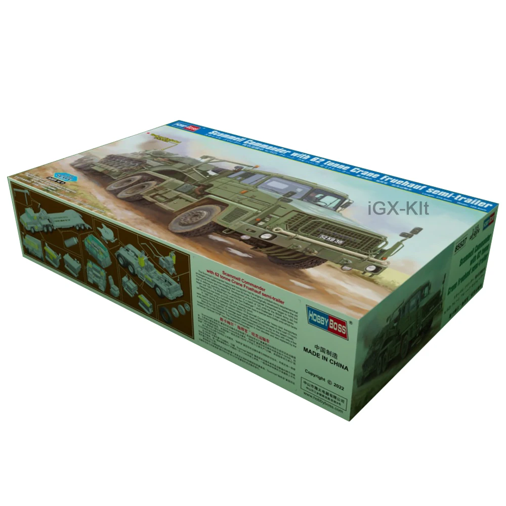 Hobbyboss 85527 масштаб 1/35 Scammell Commander транспортер танка с краном 62 т полухобби игрушка