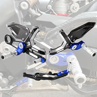 motorcycle footrests heightened pedal kit adjustable carbon fiber with gear shifte lever for bmw s1000rr s1000r s 1000 r rr