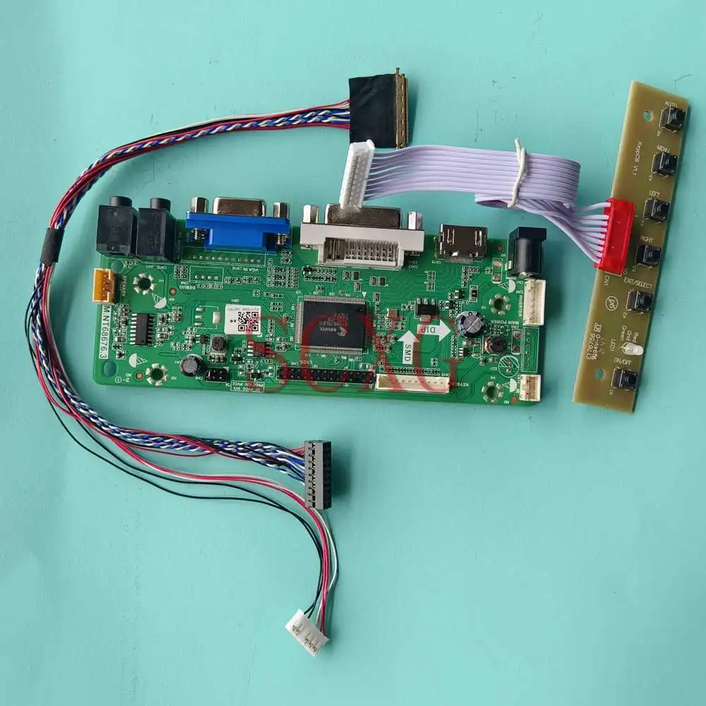 

DIY Kit Fit LTN156AT19-001 60Hz 1366*768 15.6" Notebook Panel HDMI-Compatible DVI VGA LVDS 40 Pin Display LCD Controller Board