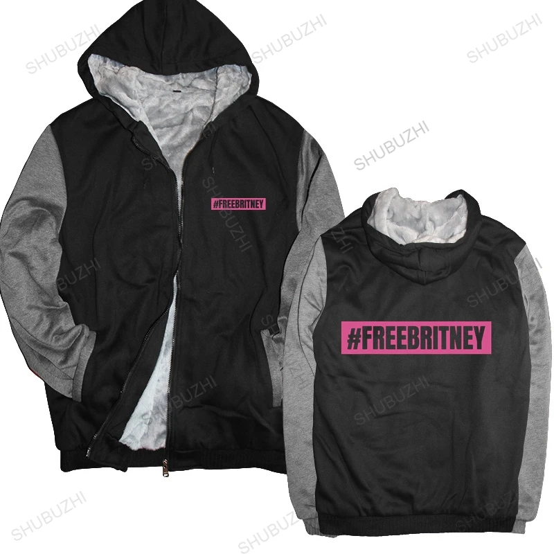 

Free Britney hoodie Hashtag hoody warm coat thick hoody pullover sweatshirt Tops winter zipper Premium thick hoody