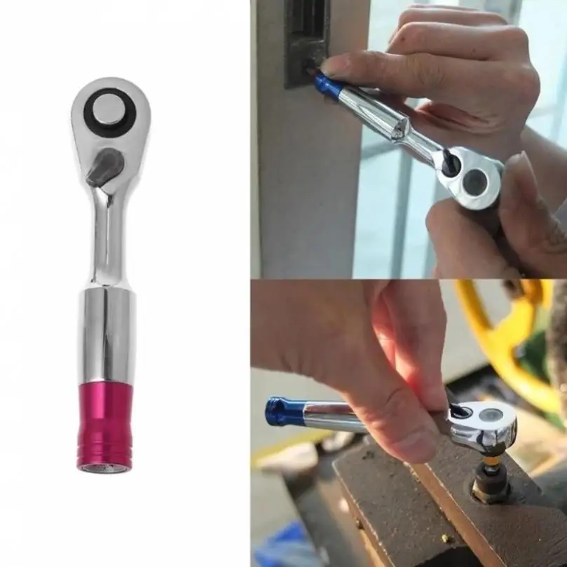 

1/4 Inch Mini Universal Torque Ratchet 85mm Wrench