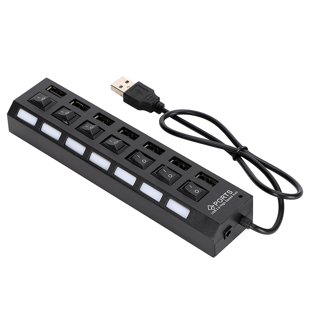 

Док-станция с 7 портами USB, 480 Мбит/с