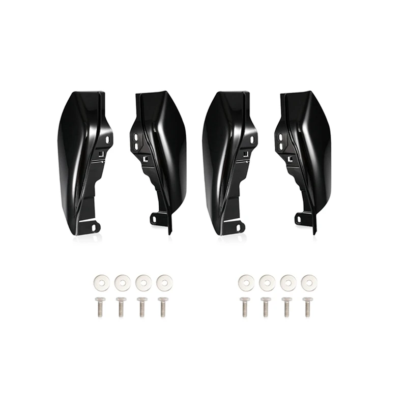 4х глянцевый черный средний каркас воздушный тепловой отражатель для Touring Electra Glide