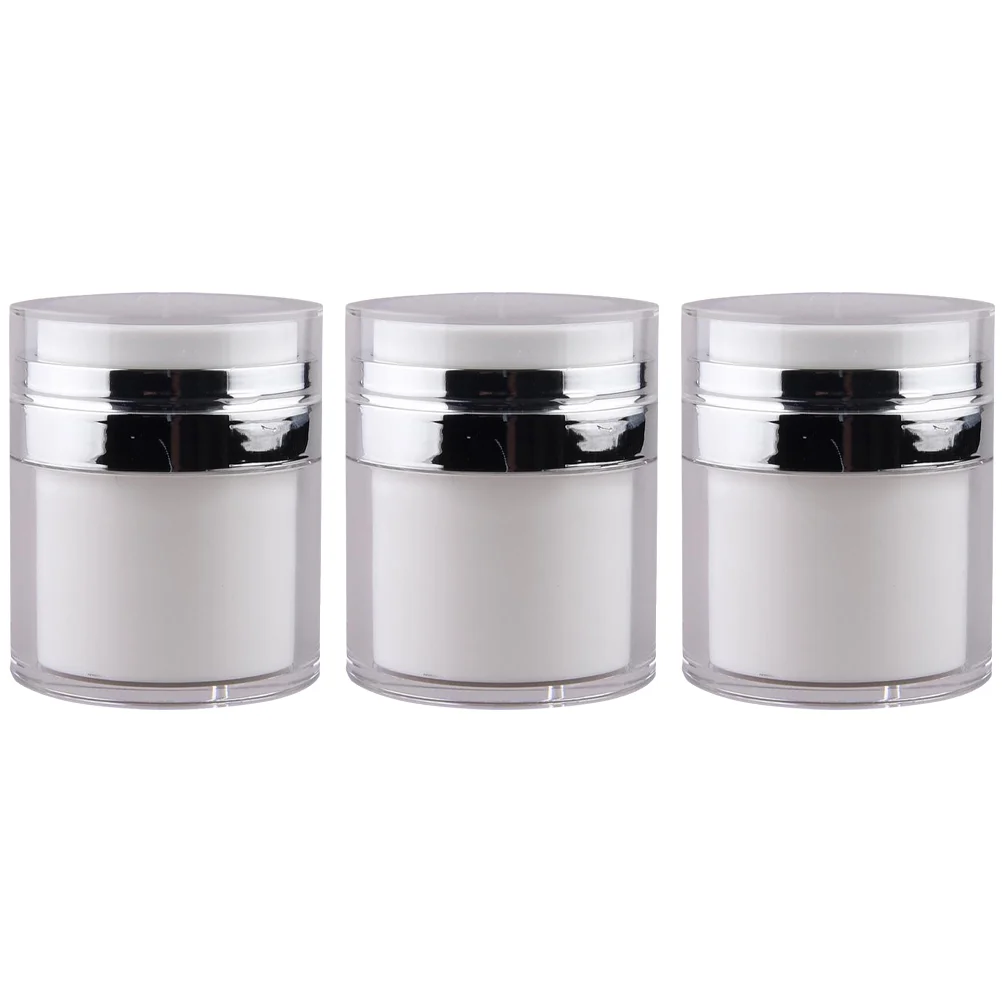 

Pump Lotion Jar Airless Container Bottle Cream Jars Containers Travel Empty Sample Refillable Makeup Dispenser Pot Bottles Face