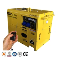 3kw/3kva 5kw/5kva silent diesel generator with electric start and remote start