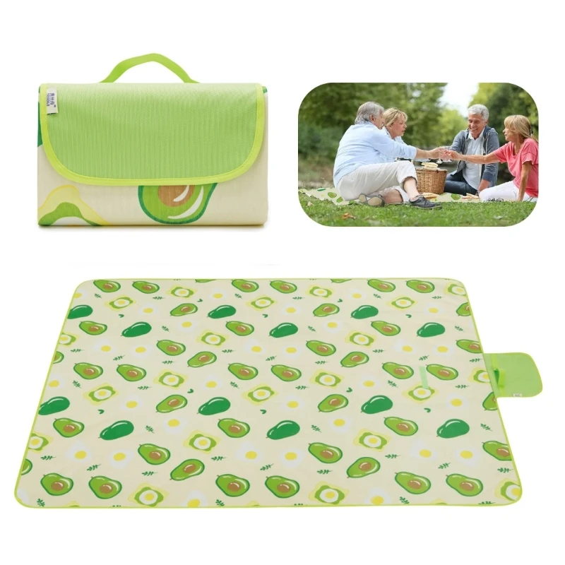 

Waterproof Beach Blanket Moisture Sand-Resistant Pocket Foldable Easy Carrying