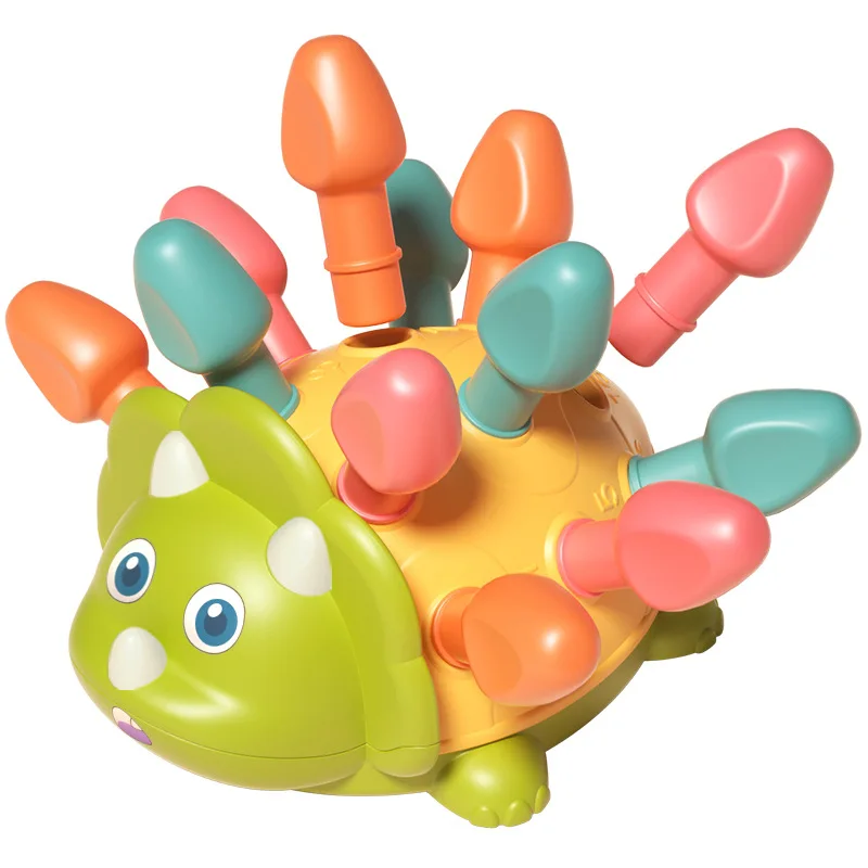 

Early Childhood Educational Toys Training Focused on Children's Fine Motor Hand-Eye Coordination Fight Inserted Hedgehog Bricks