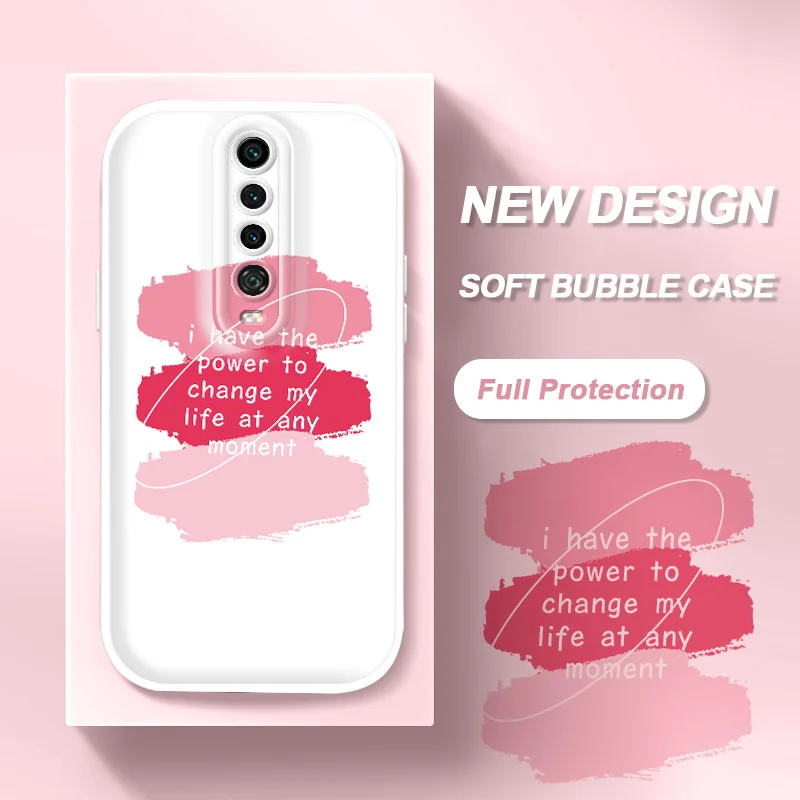 

Soft Bubble Case for Xiaomi Redmi K30 4G 5G K30i K30 K40 Plus Pro Zoom Ultra Racing Poco X2 F2 Pro F3 11X Cream Tricolor