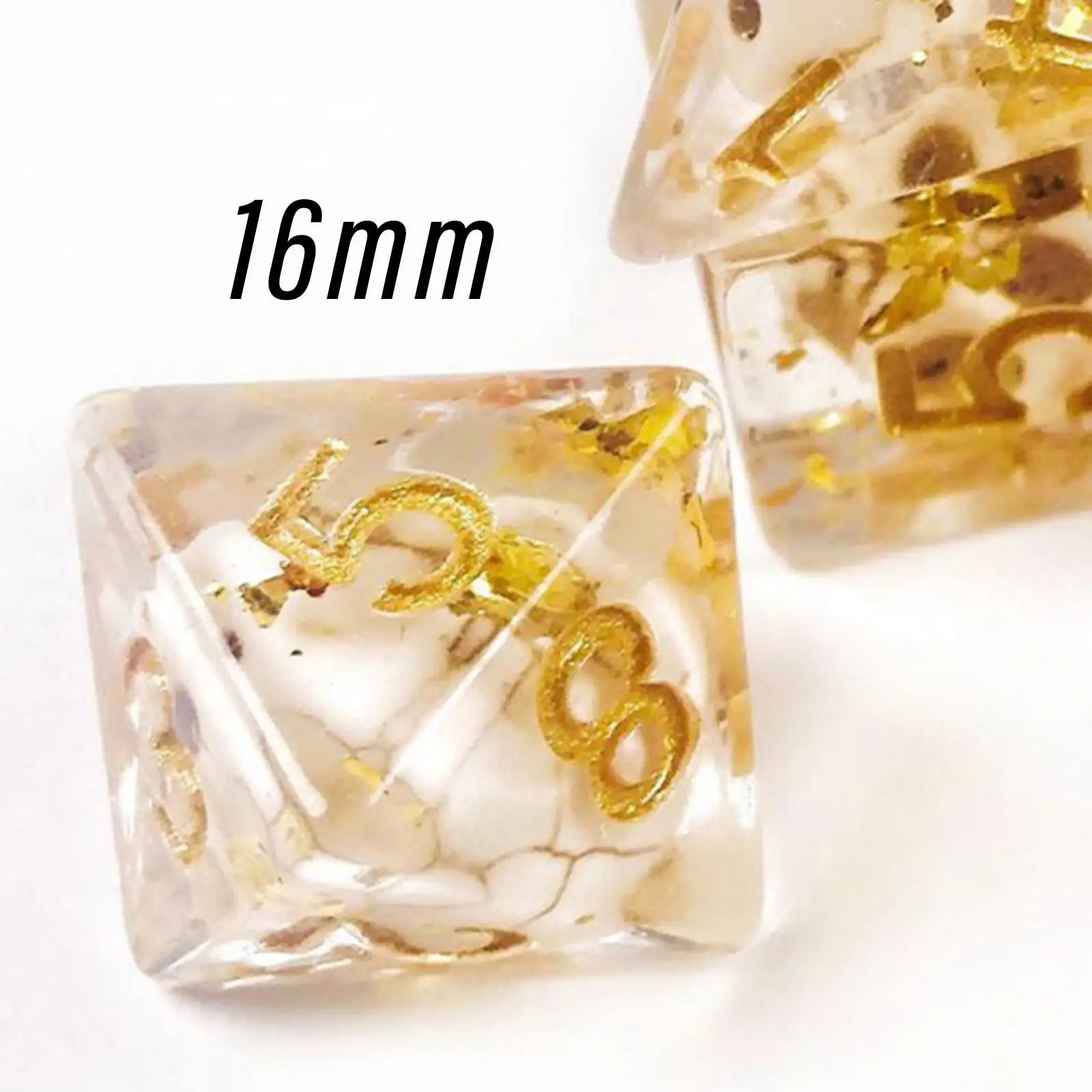 

7Pcs Polyhedral Dicess Set with Skull Multi Sided RPG Dices for Kids Toys Board Game Role Playing