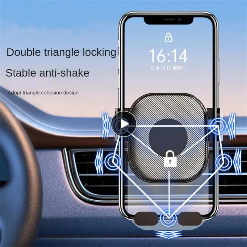 

Practical Bracket Durable Fashion Mechanical Accessories 360 Degrees Safety Convenient Air Outlet Universal Hook Type Portable