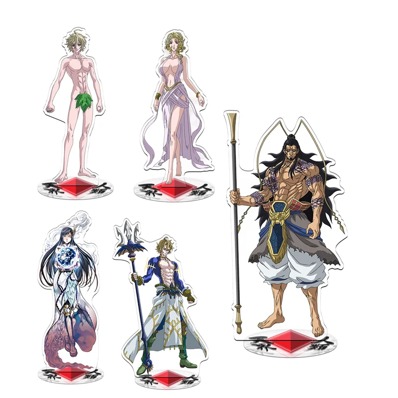 Anime Record of Ragnarok Acrylic stand Brynhild Adam Kojiro Sasaki Thor Acrylic stand Action Figure Model Doll Toy Pendant