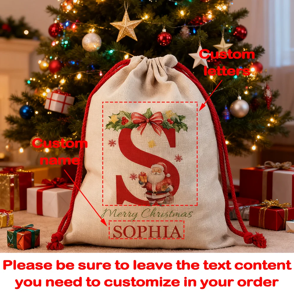 

Персонализированный рождественский мешок