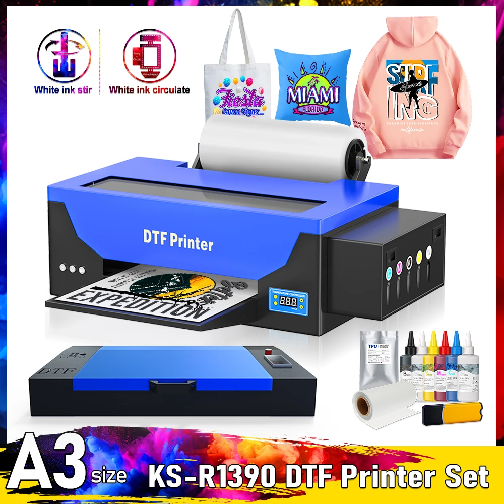 Принтер для футболок и обуви Impersora DTF A3 dtf R1390