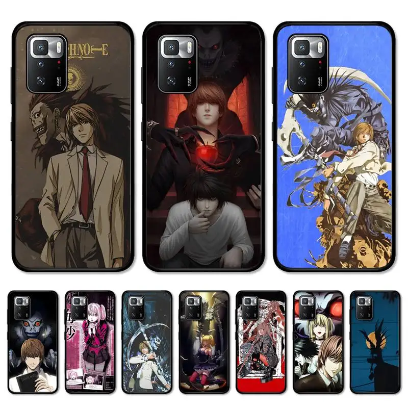 

Anime Death Note Phone Case For Redmi Note 8A 7 5 Note8pro 8T 9Pro note 6pro Funda Capa