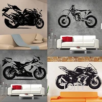 kawasaki ninja zx 10r wall sticker ktm motorcycle racing motorbike vinyl decal dorm boy room art decor home mural