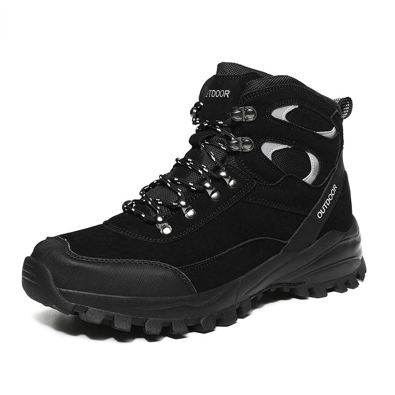 

Новинка 2022, теплые мужские ботинки, Нескользящие мужские кроссовки, прогулочная обувь, модные уличные мужские походные ботинки, Рабочая обу...