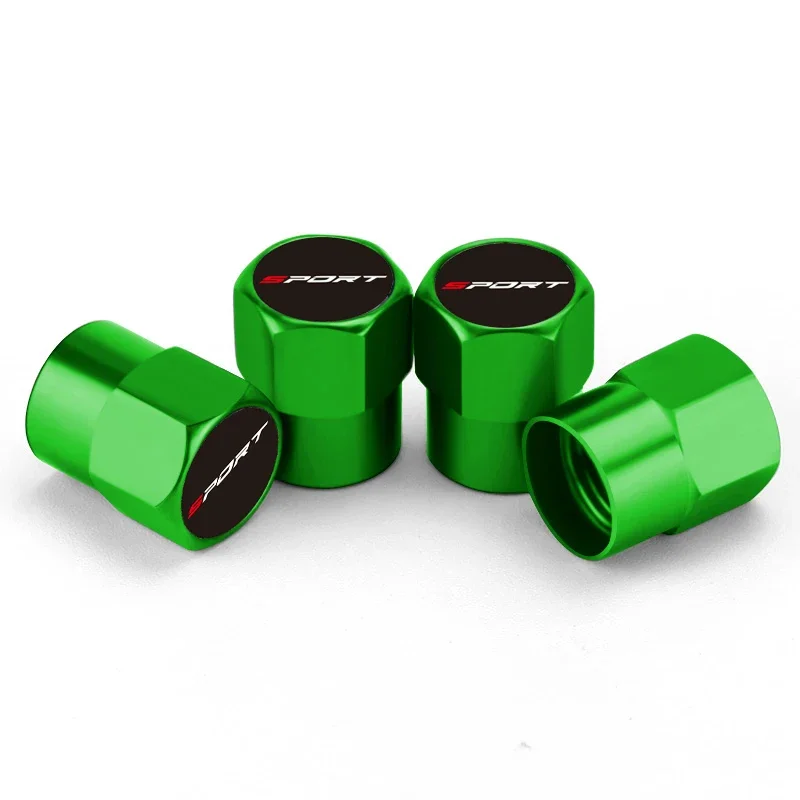 Колпачки клапанов спортивных автомобильных колес для Skoda VRS Octavia A7 Superb 2 Fabia Rapid Yeti