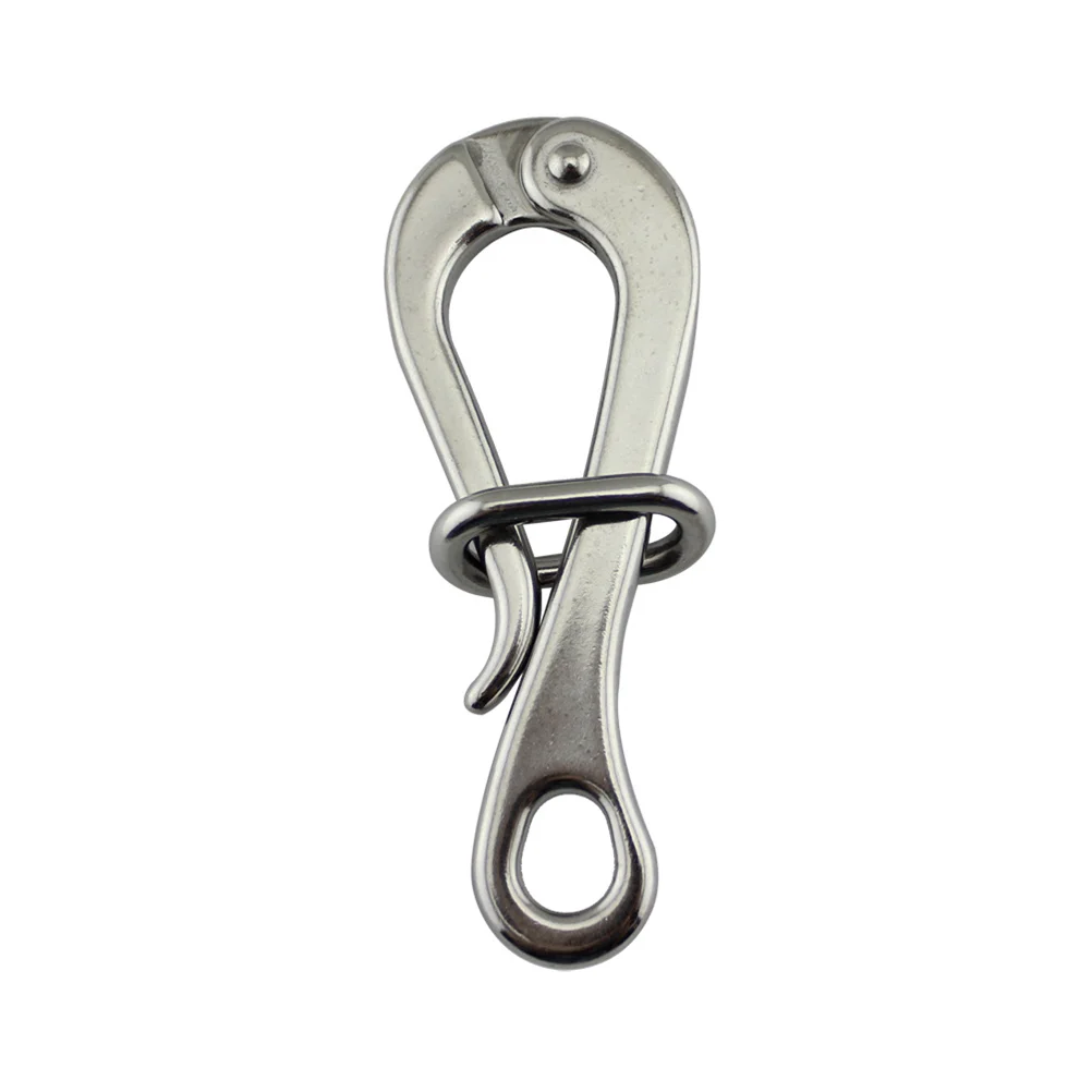 

Lifeboat Hook Carabiner Buckle Life Raft Buckles Button Quick Stainelss Steel