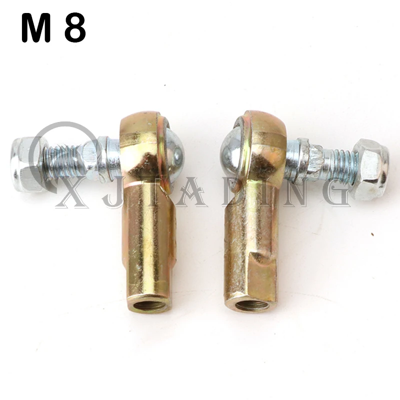 

1 пара M8/M10 комплект наконечников тяги шаровой шарнир подходит для Китая 49CC 50CC Электрический мини вездеход картинг Багги квадроциклы запчасти для велосипеда