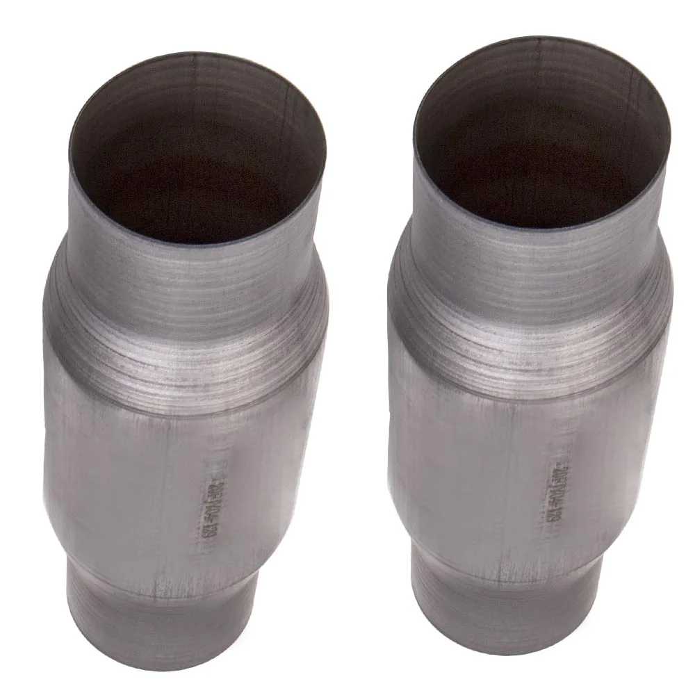 

Two 3 inch Catalytic Converter 11 inch Length LH&RH EPA Approved Weld-on T409 Stainless Steel 400cell Ceramic 410300 5.9L