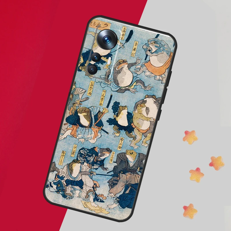 Винтажный Ретро чехол с рисунком лягушки грибов для Xiaomi 13T Pro 12T 11T 12 14 13 Lite 12X POCO F5 X3