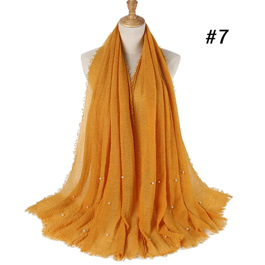 

95X180CM Large Size Fashionable Muslim Women Islam Maxi Crinkle Hijab Scarf Shawl Muslim Long Shawl Stole Wrap Scarf