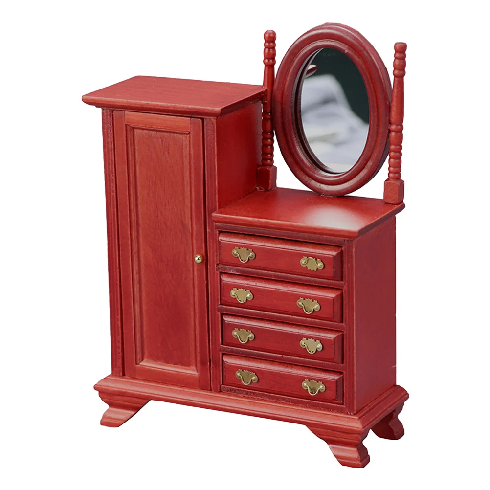 

Кукольный домик, мини-ящик, шкаф, туалетный столик, элегантная мини-модель туалетного столика