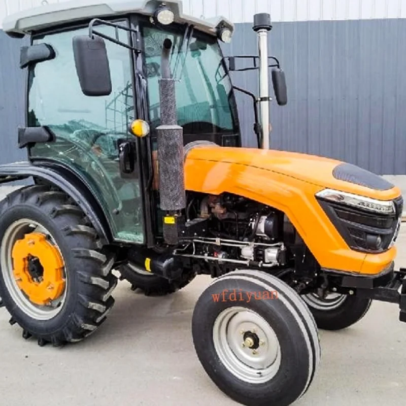 Китай: 4x4 70hp солнцезащитные сельскохозяйственные тракторы дизельный двигатель