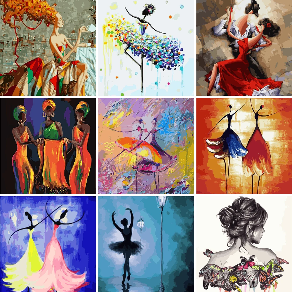 

Набор для рисования по номерам на холсте Девушка, 40x50 см