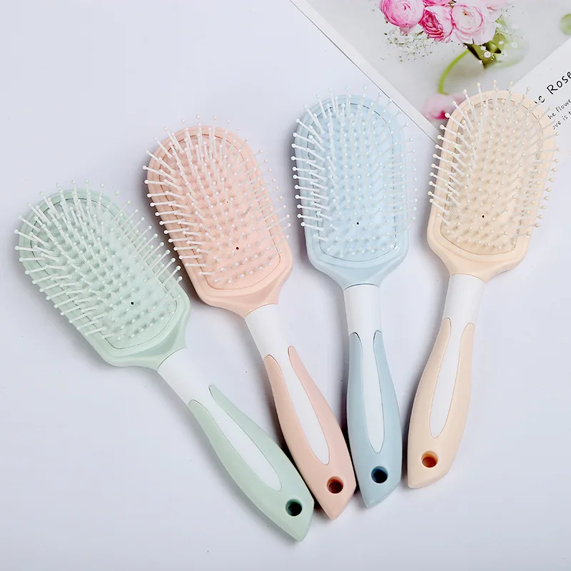 

Портативная Массажная расческа для вьющихся волос, мягкая пластиковая расческа для ухода за волосами с воздушной подушкой, расческа для вь...