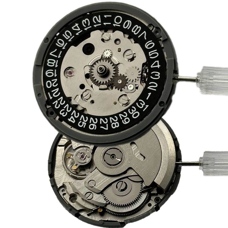 NH34 High-precision Movement Black GMT Datewheel Crown at Modification NH34A  Automatic Movement Mechanism 24 Hour Hand