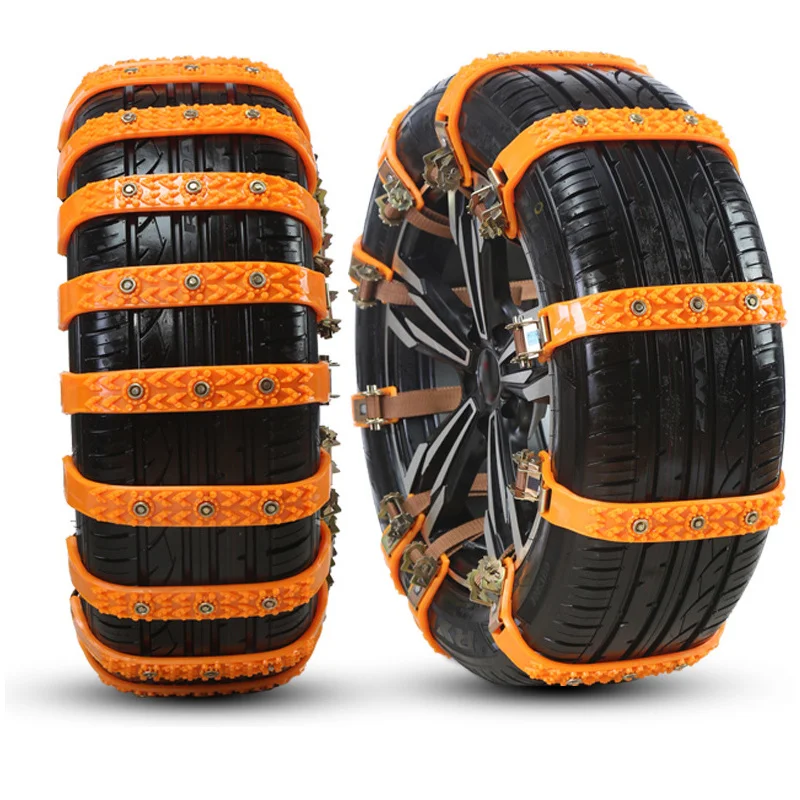 

Car Anti-skid Chain Winter Universal Auto Snow Tire Anti-skid Chains Outdoor Emergency Chain For Van Car Off-road Vehicle