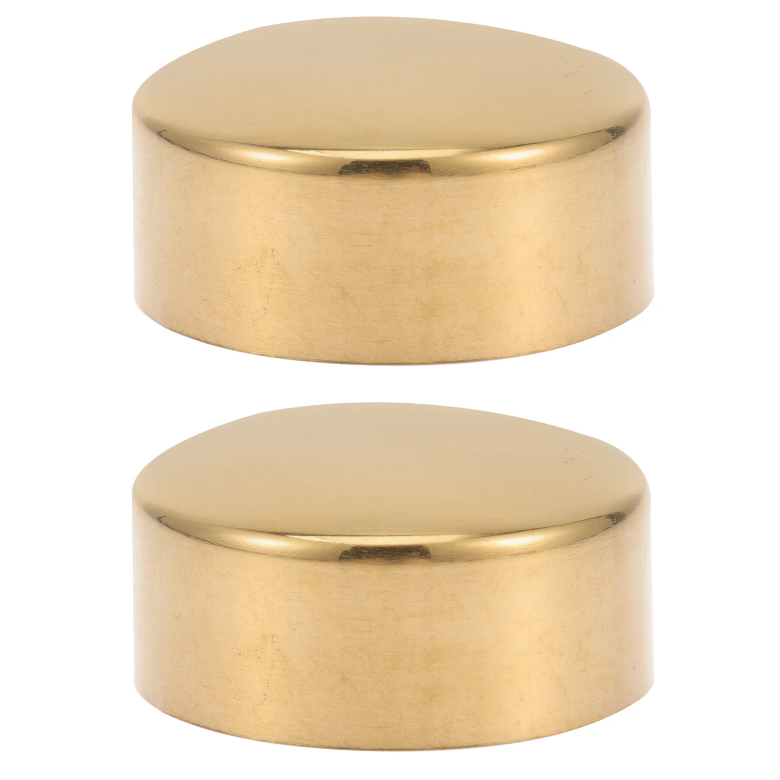 

2pcs Wooden Handrail End Caps Hand Railing End Caps Round Handrail End Plugs