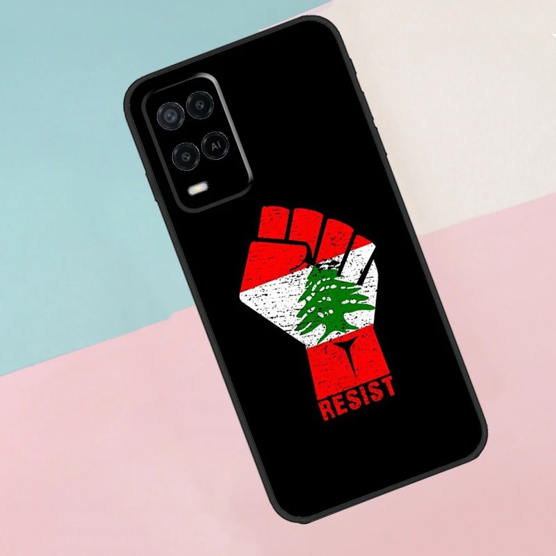 Фото Флаг Ливанского Ливанского для Oppo A40 A60 A80 A18 A38 A58 A78 A98 A79 A16 A76 A96 A15 A74 A94 A54 A77 A17 Чехол для телефона №3
