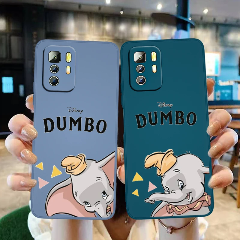 

Disney Dumbo Cartoon Phone CaseFor Xiaomi Redmi Note 11 11S 10 10S 9 9S 9T 8 8T 7 5 Pro 4G 5G Liquid Candy Color Shell Fundas