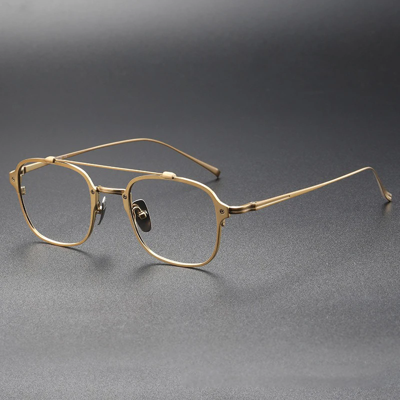 Оправа для очков из чистого титана мужчин и женщин брендовая ретро-оправа