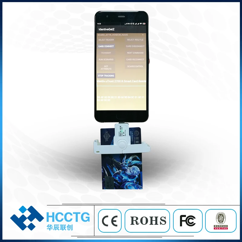 Контактный считыватель смарт-карт PocketMate USB Type C DCR38-UC