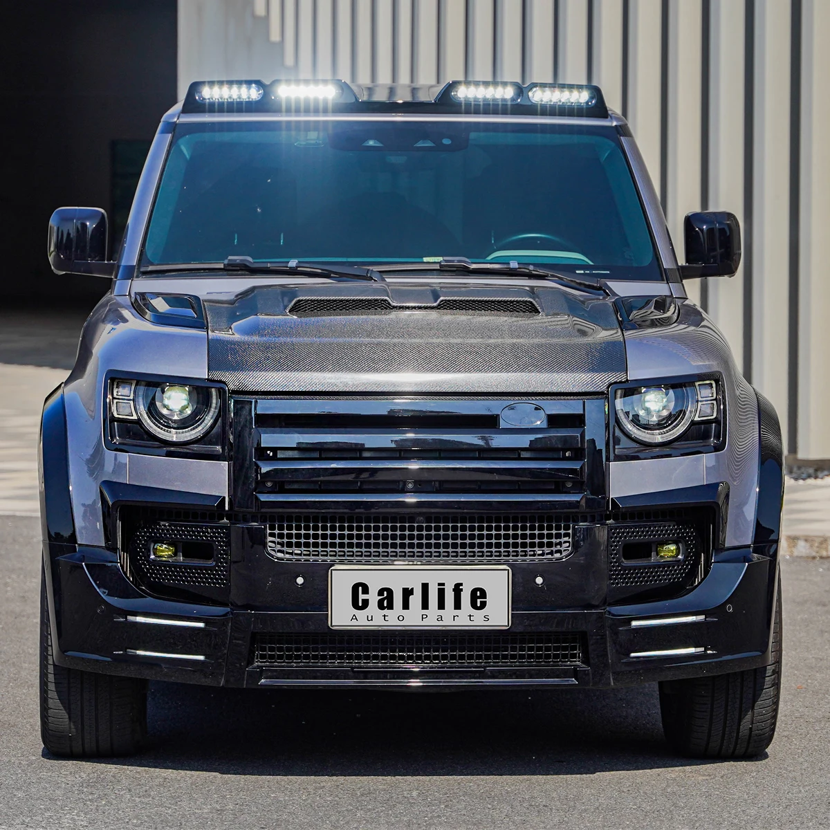 z modyfikowanego do modelu Lumma Body Kit zderzak łuku koła tworzywa sztucznego PP Land Rover Defender 90/110/130 2019+